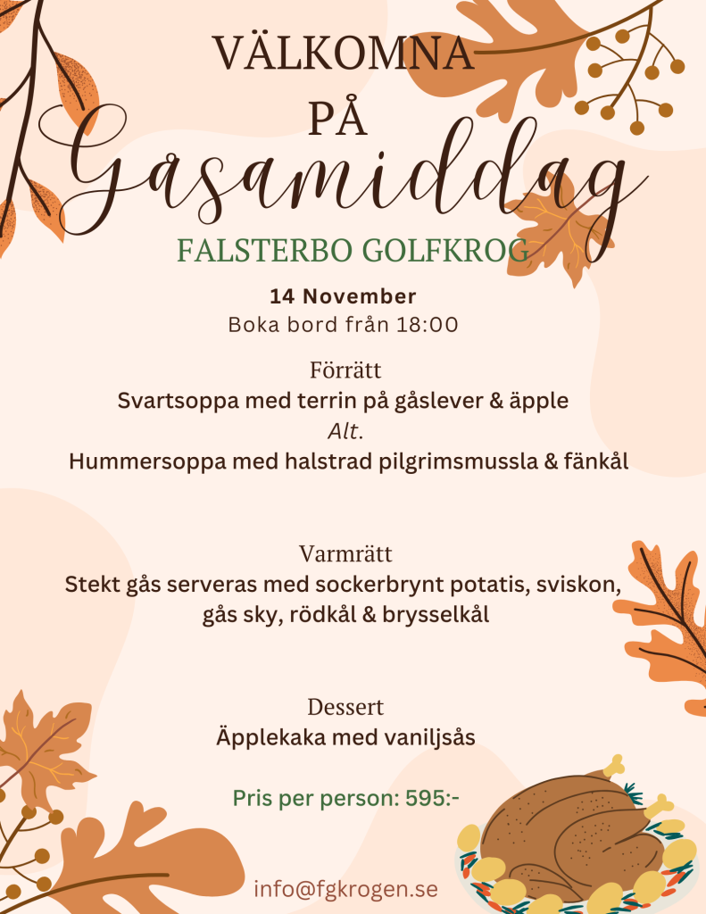 GÅSAMIDDAG FGK 2026